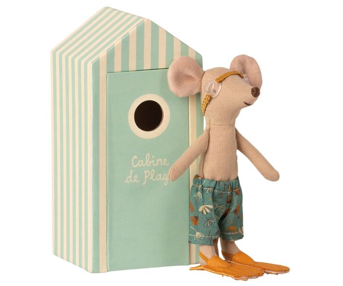 Ratinho na cabana de praia, big brother