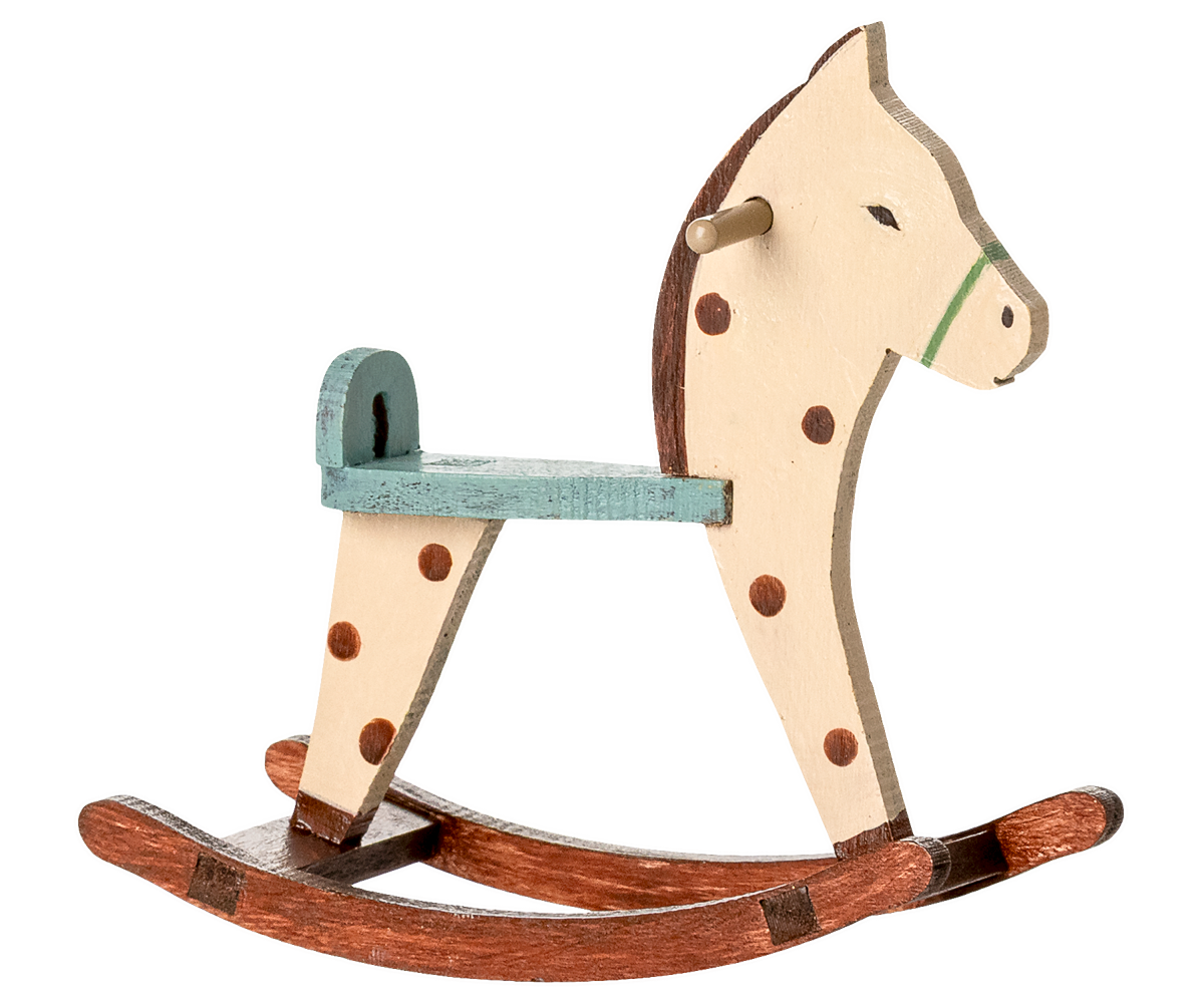 Cavalo de baloiço malhado