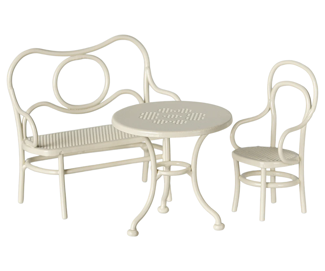 Conjunto de café, pequeno - Branco