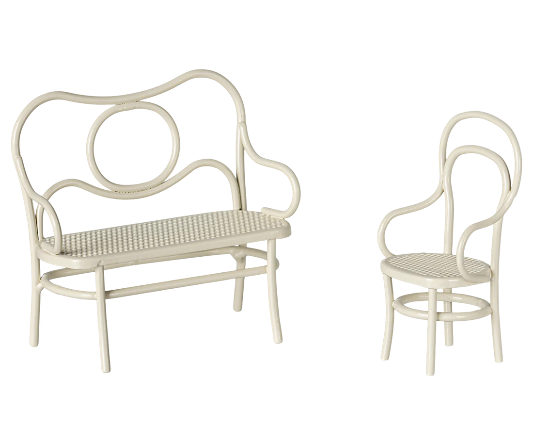 Conjunto de café, pequeno - Branco