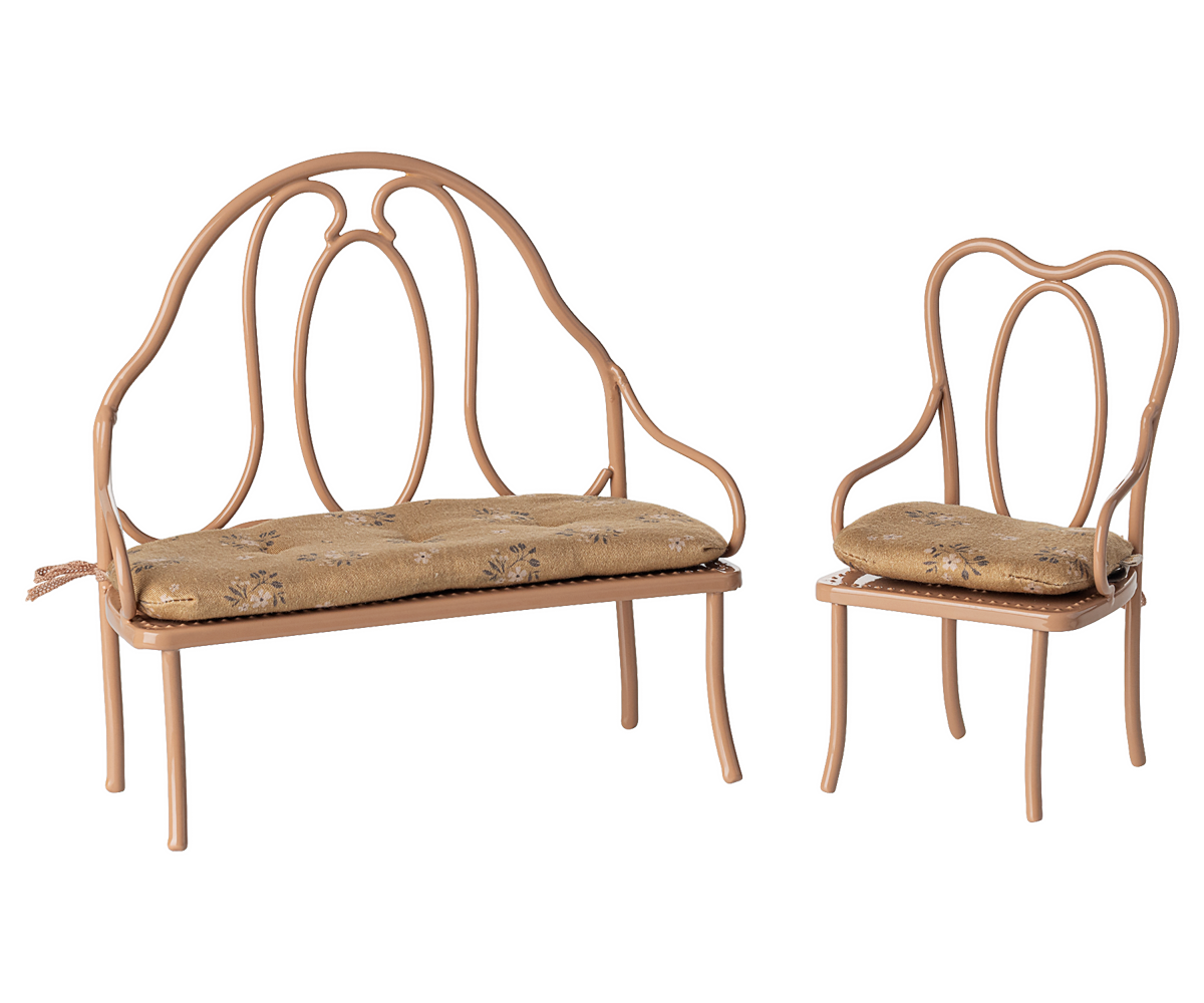 Cadeira vintage, Mini – Rosa escuro