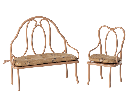 Cadeira vintage, Mini – Rosa escuro