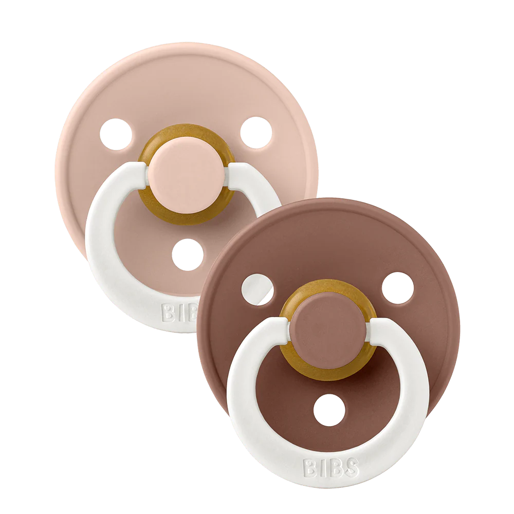 Conj. 2 chuchas BIBS® noturnas - Blush Glow/Woodchuck