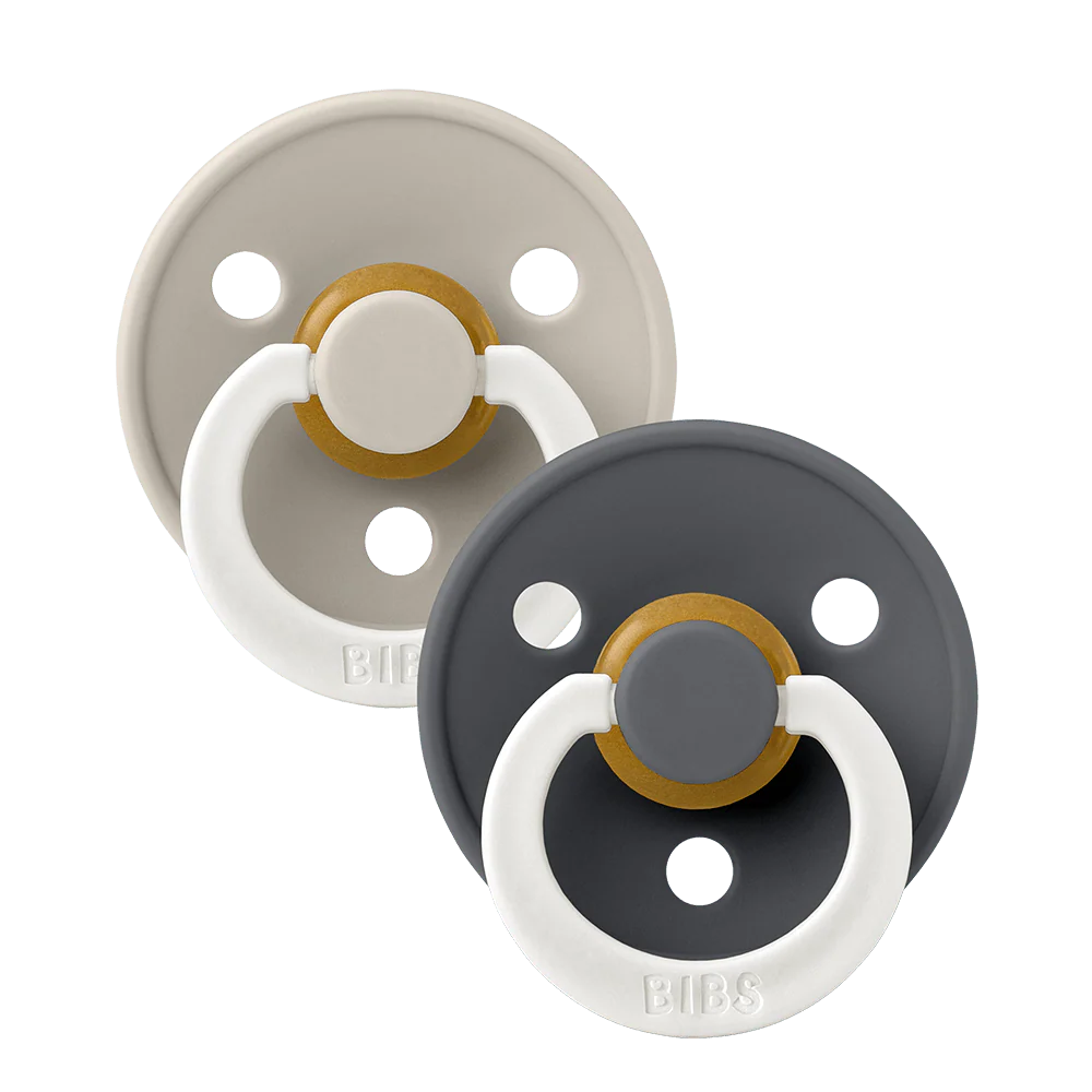 Conj. 2 chuchas BIBS® noturnas - Sand Glow/Iron GLOW