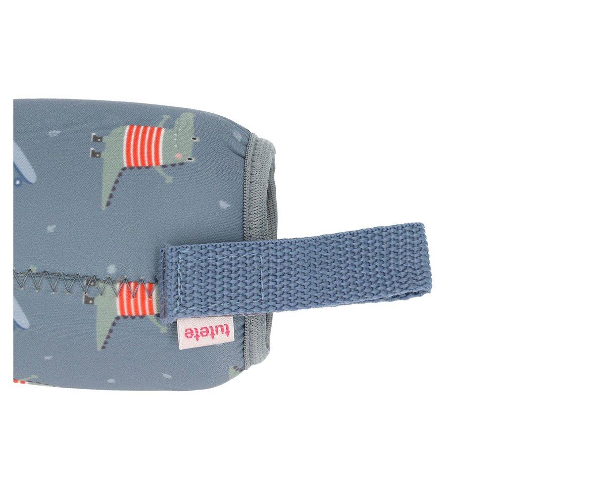 Garrafa metálica - crocodilo azul - 750ml