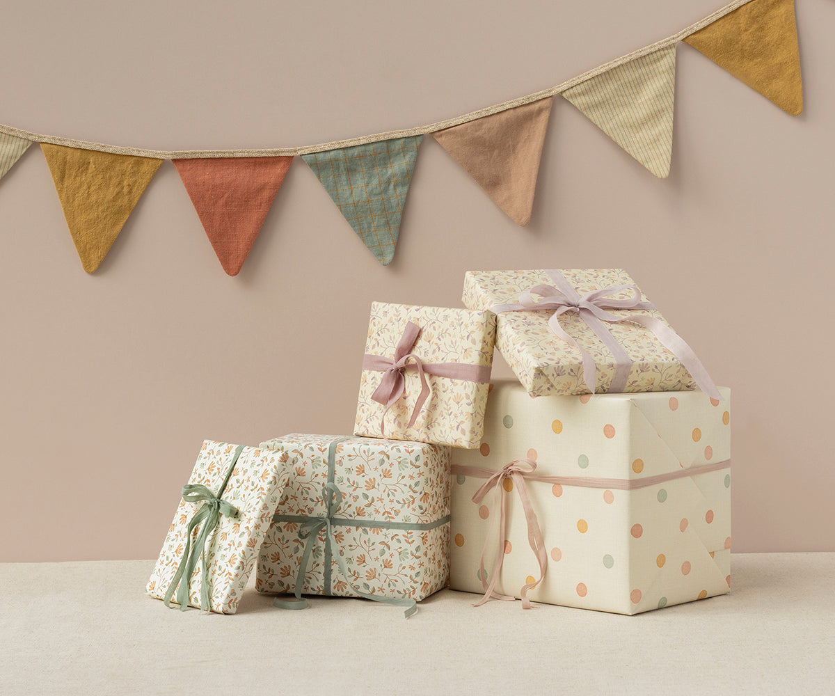 Papel de embrulho merle heather