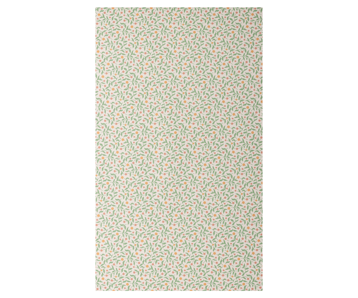 Papel de embrulho berry branches - Verde