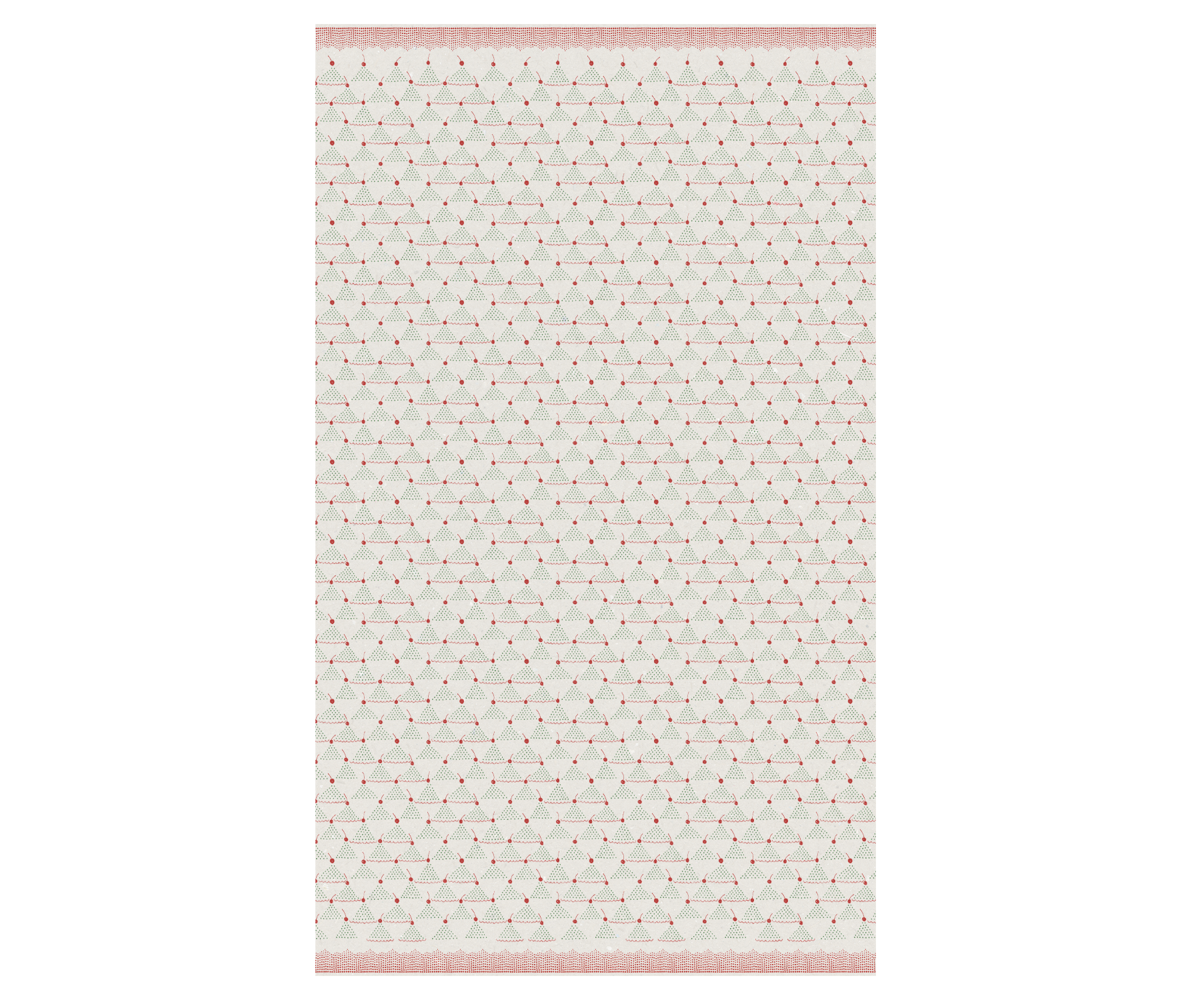 Papel de embrulho cherry red