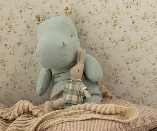 Safari Friends, Hipopótamo, Médio - Azul cinzento