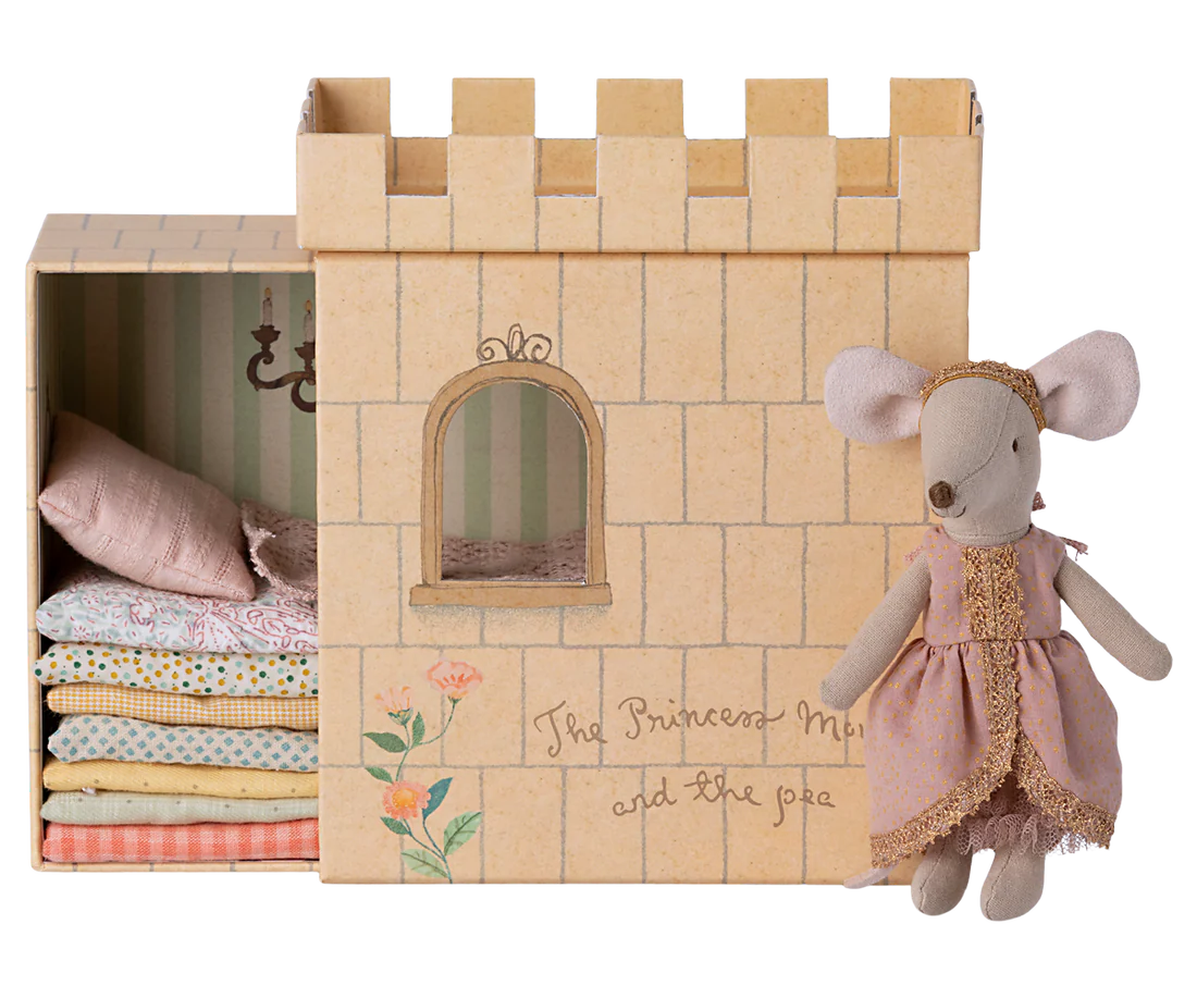 Ratinho Princesa e a ervilha no castelo