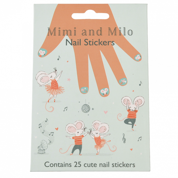 Autocolante de unhas mimi and milo