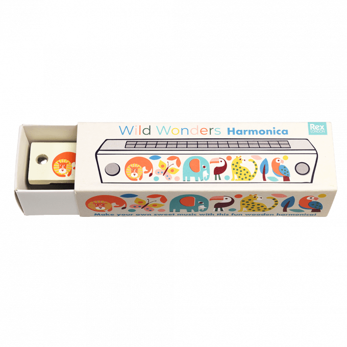Harmónica de madeira wild wonders