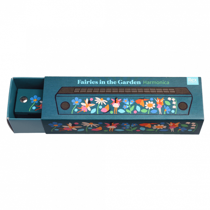 Harmónica de madeira fadas