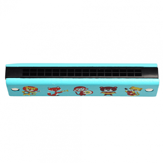 Harmónica de madeira animais banda