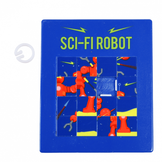 Puzzle sci-fi robot