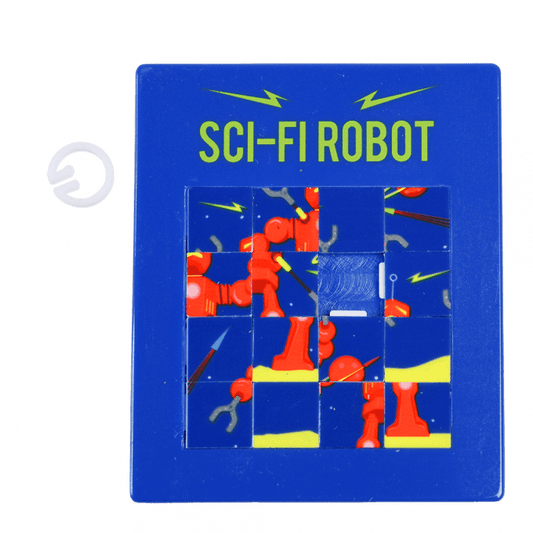 Puzzle sci-fi robot