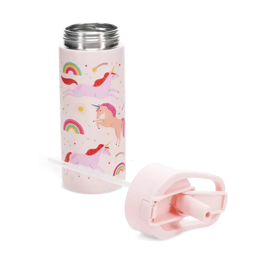 Garrafa metálica unicórnio