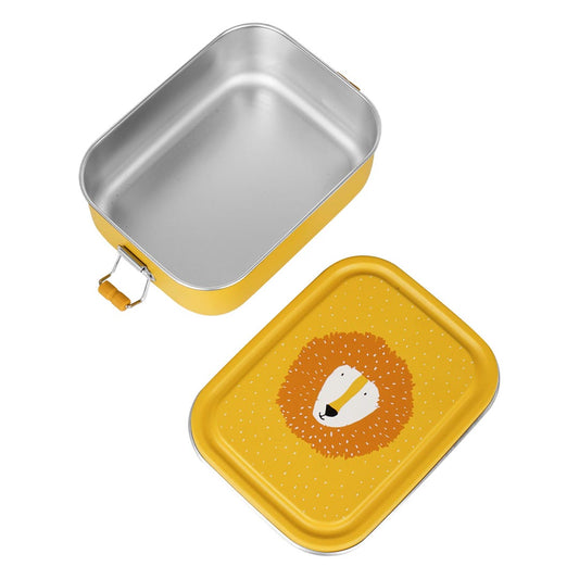 Caixa metal leão pequena