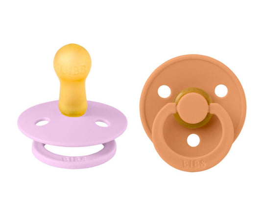 Conj. 2 chuchas BIBS® Violet Sky/Pumpkin