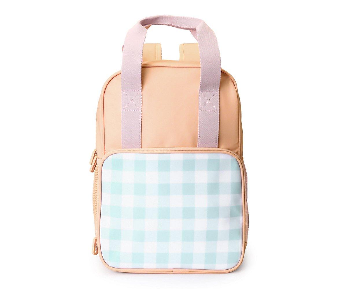 Mochila térmica xadrez azul