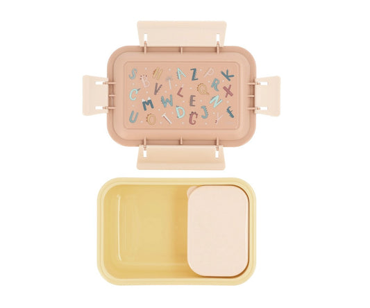 Caixa almoço letras