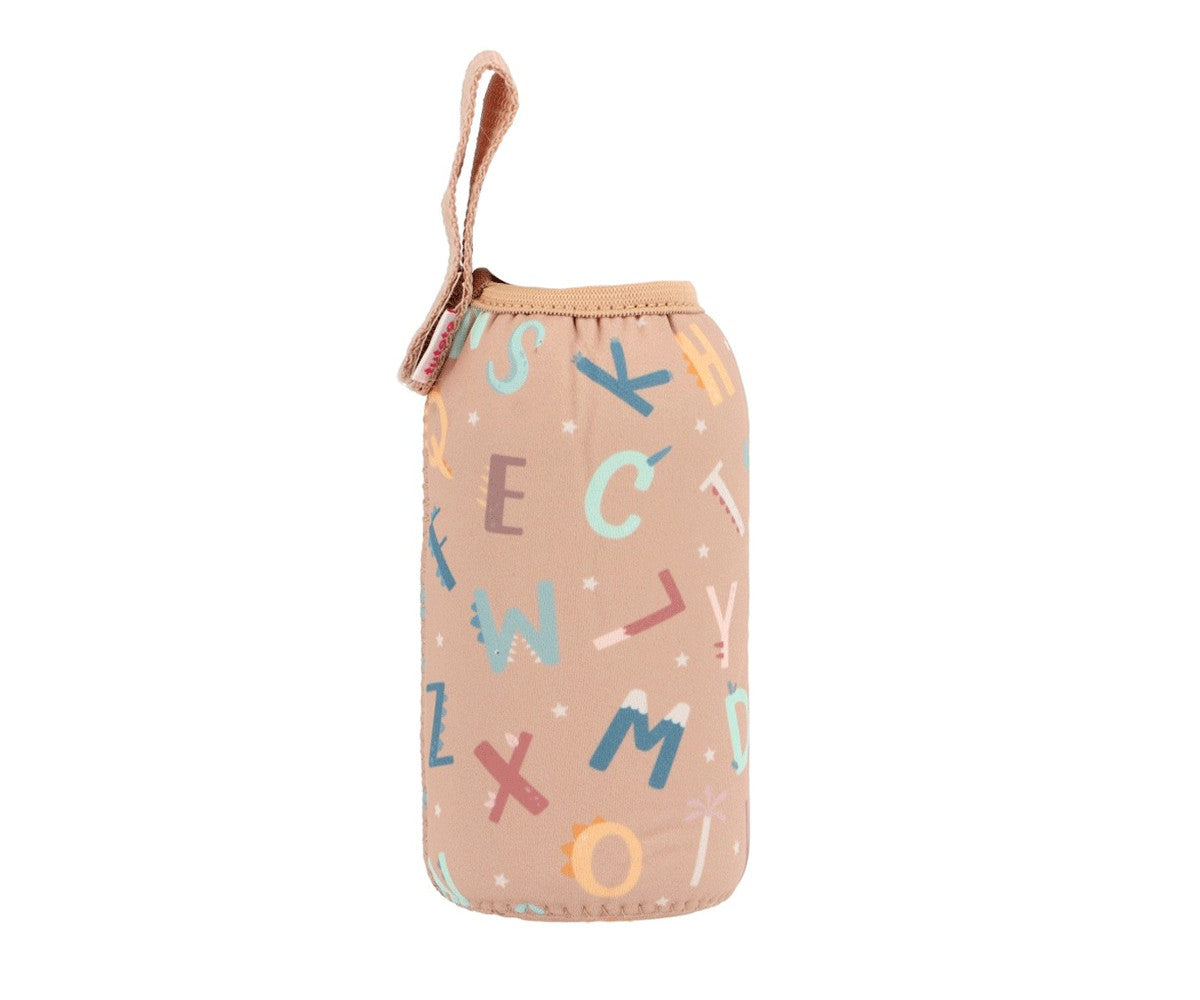 Garrafa metálica letras 500ml