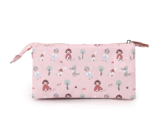 Estojo triplo capuchinho vermelho