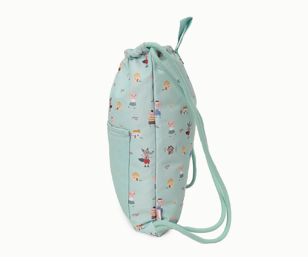 Mochila cordões 3 porquinhos