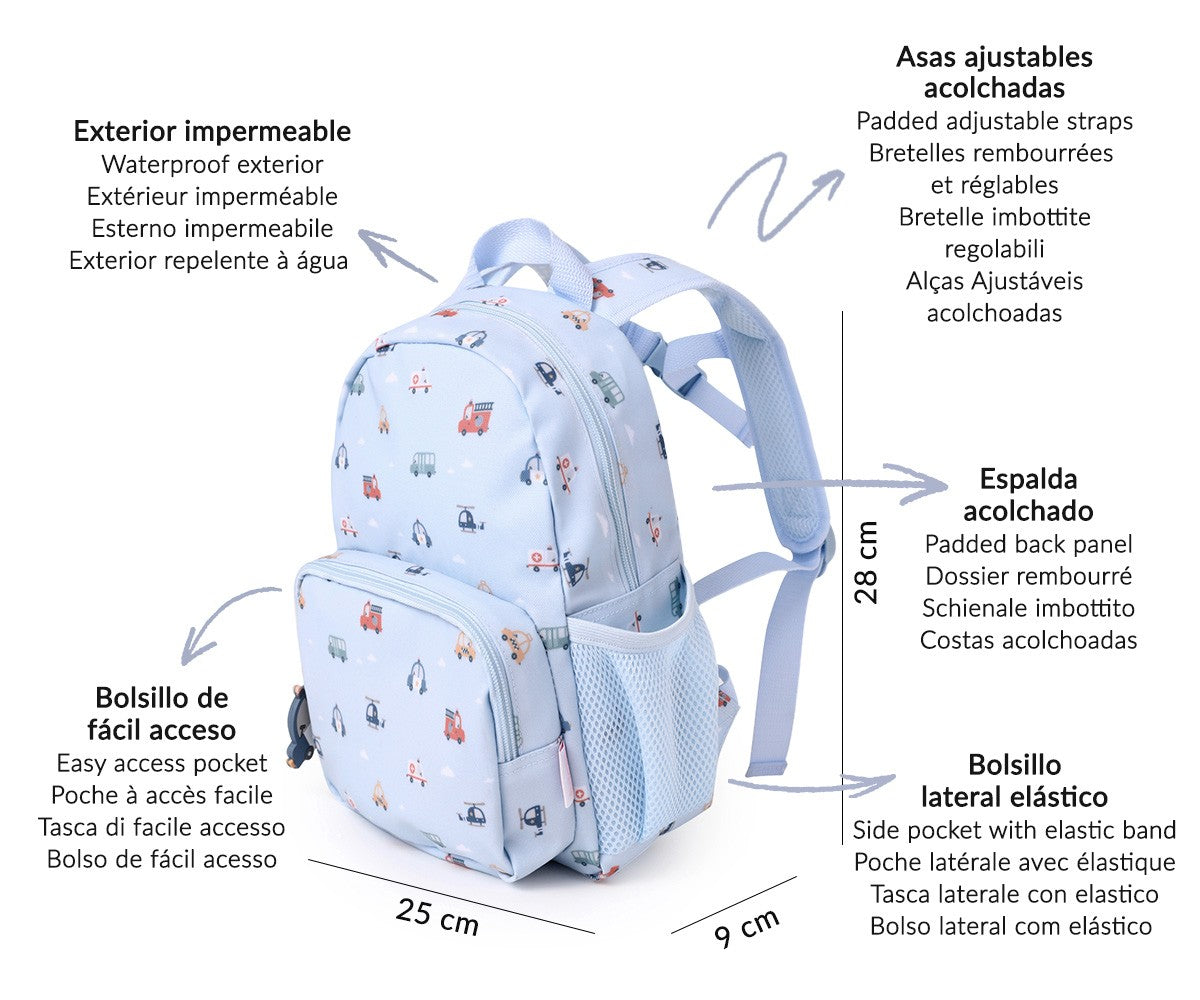 Mini mochila city cars