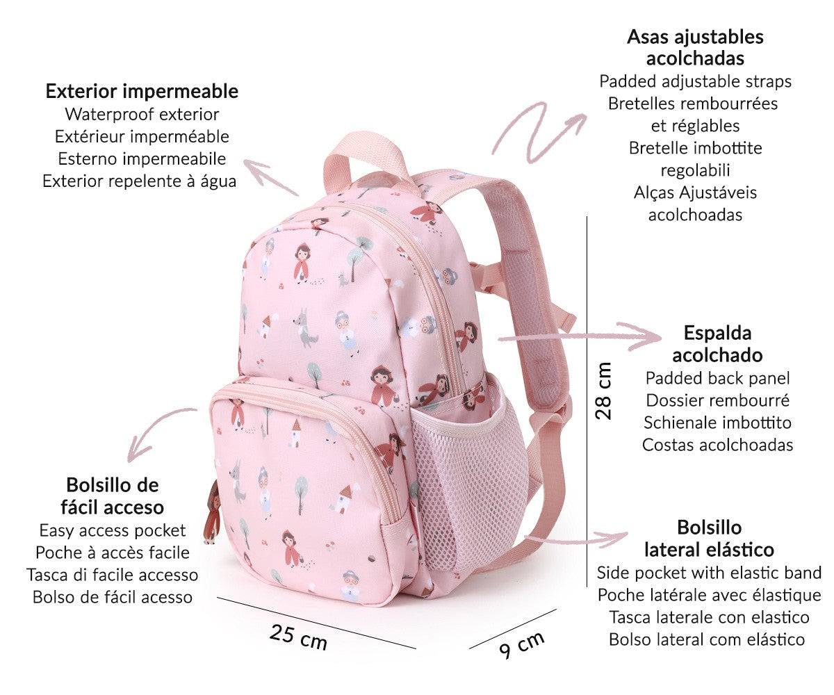 Mini mochila capuchinho vermelho