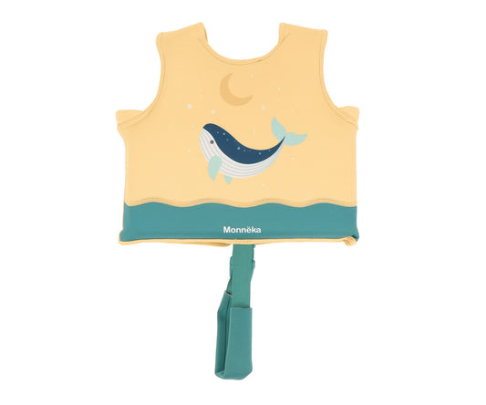 Colete de aprendizagem - Baleia Teal