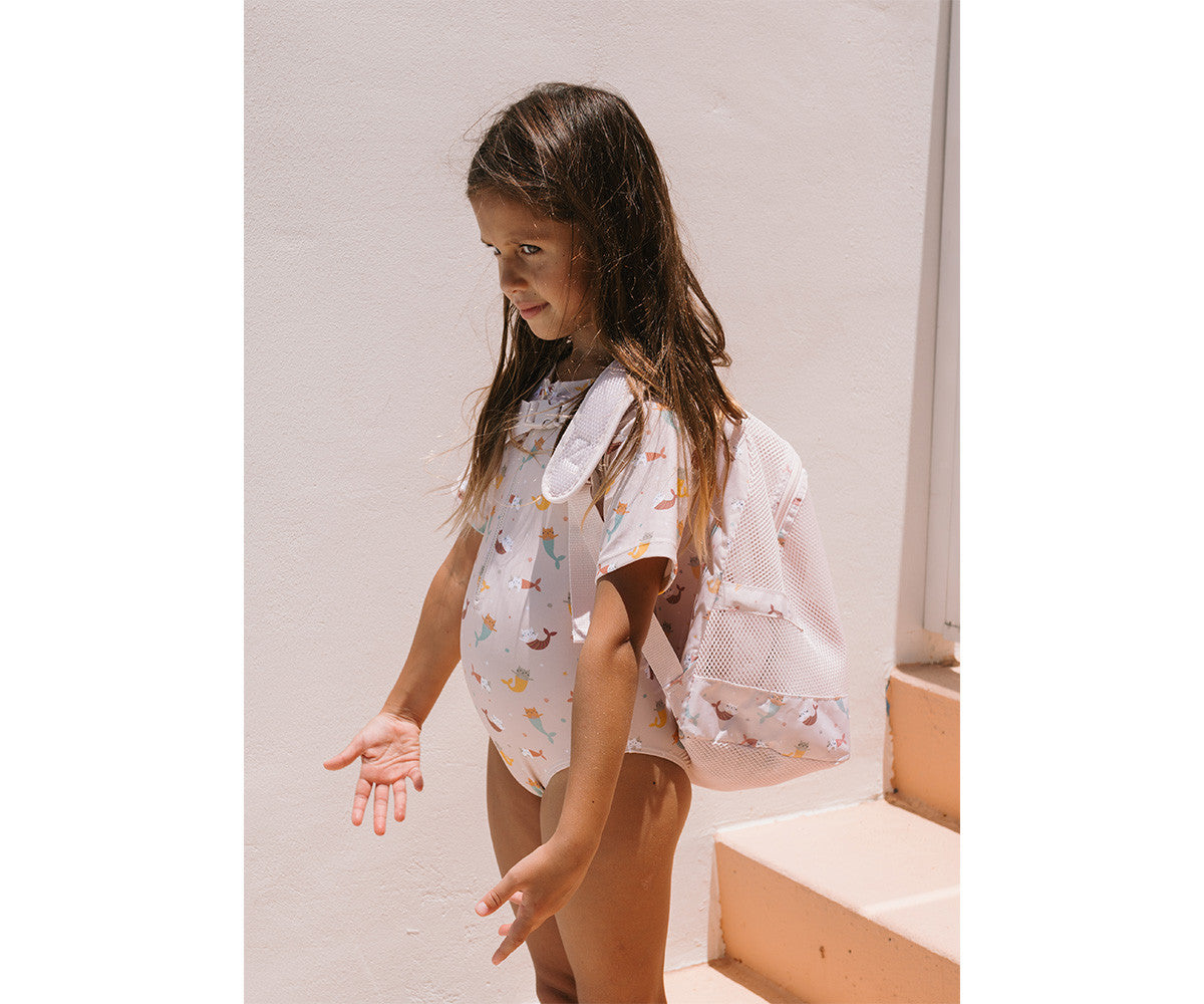 Mochila de praia - Gatos Sereia