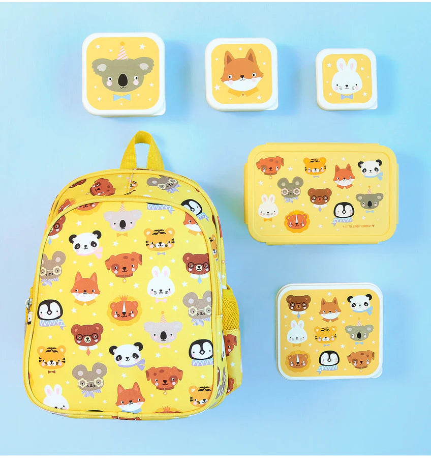 Mochila térmica animais amarelo