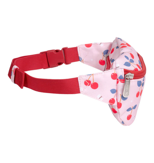 Bolsinha cintura cerejas