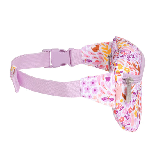 Bolsinha cintura flores