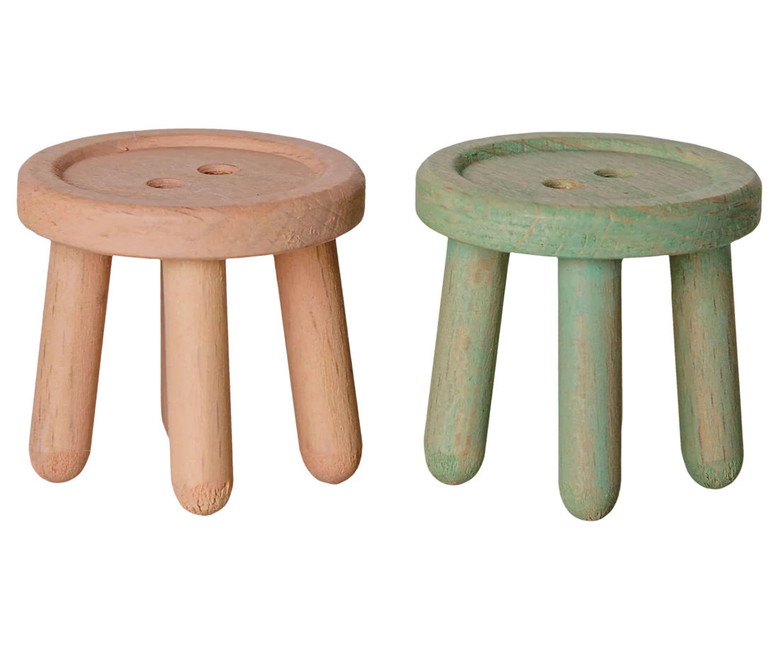 Conjunto de bancos, Rato - Rosa/Menta