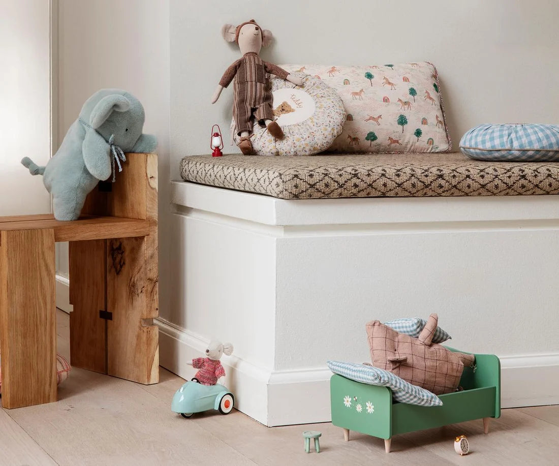 Elefante de peluche, médio - Menta