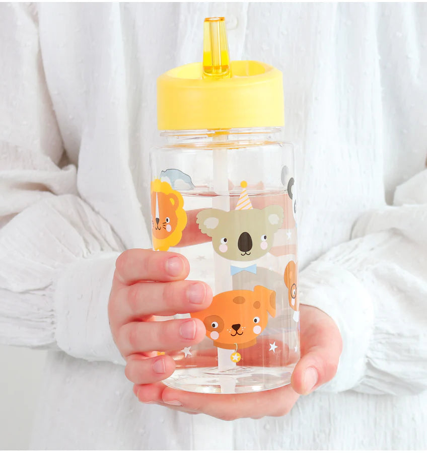 Garrafa animais amarelo