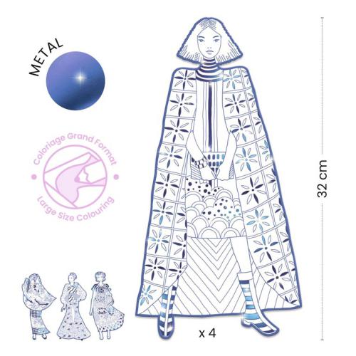 Silhuetas para colorir - Hualing