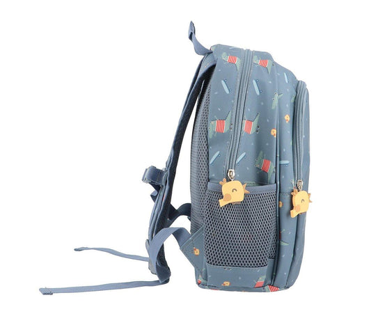 Mochila crocodilo azul