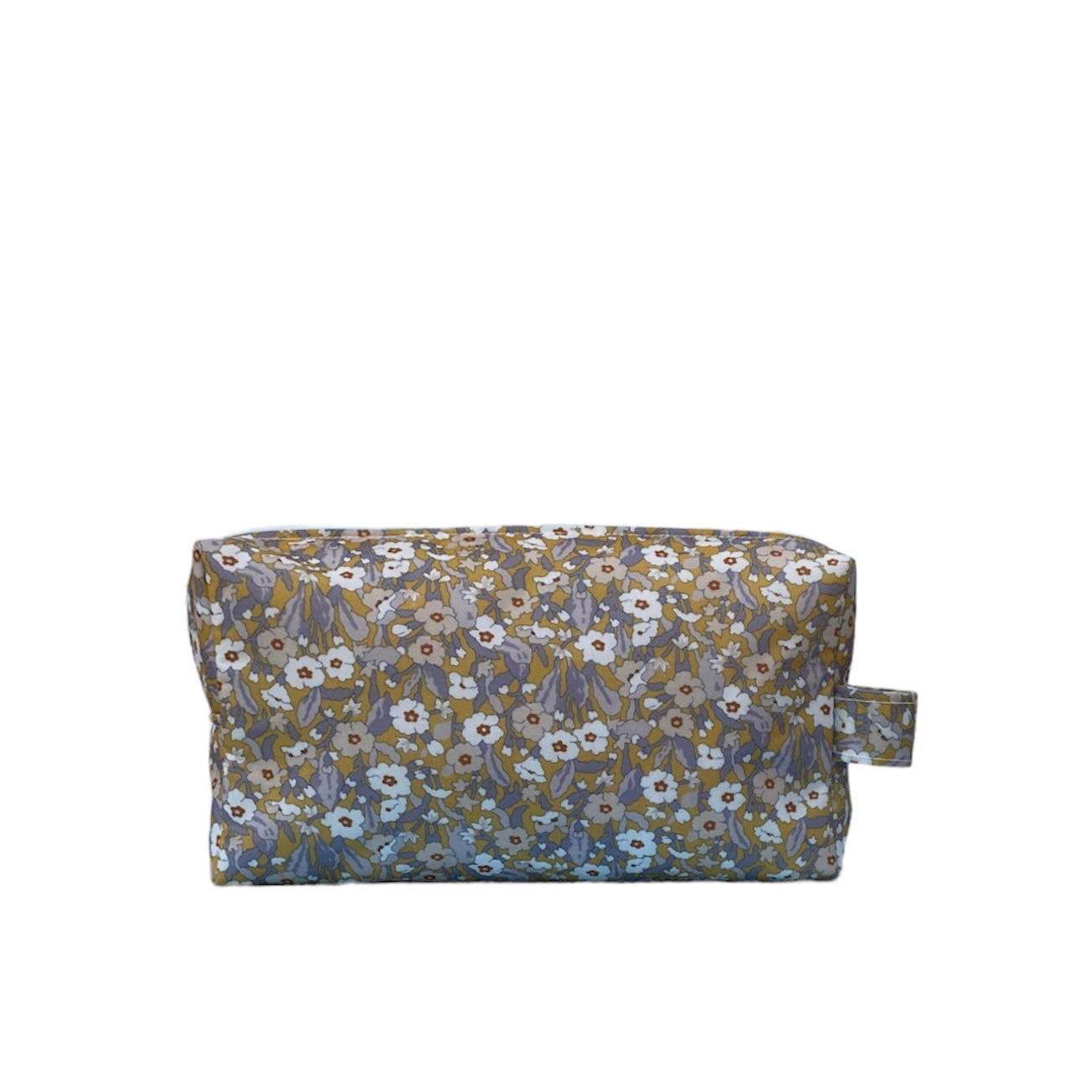 Necessaire flores liberty amarelo