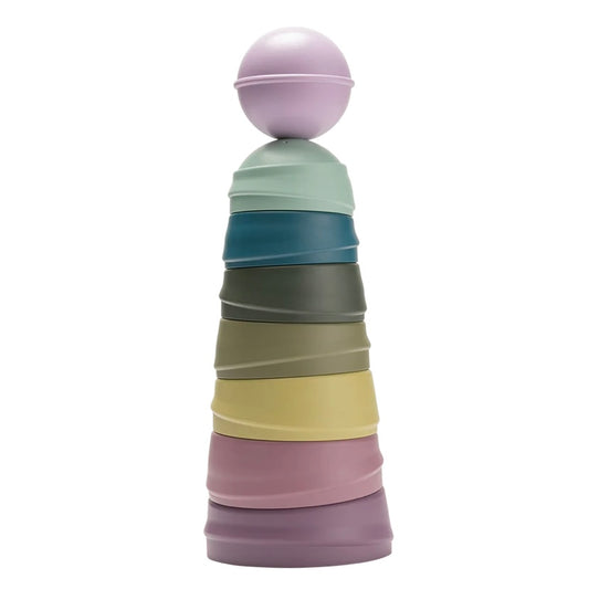 Torre de empilhar bibs bright rainbow