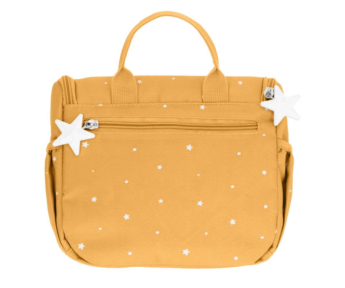 Necessaire estrelas mostarda