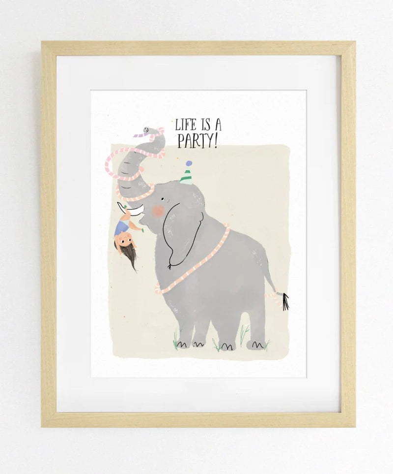 Life is a party ilustração