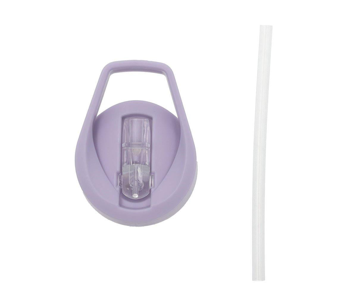 Garrafa purpurinas lilás