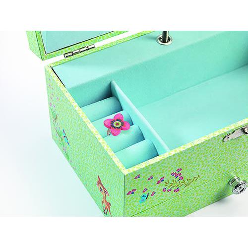 Caixa de música bambi verde