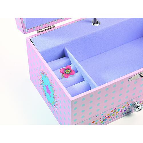 Caixa de música rosa bailarina