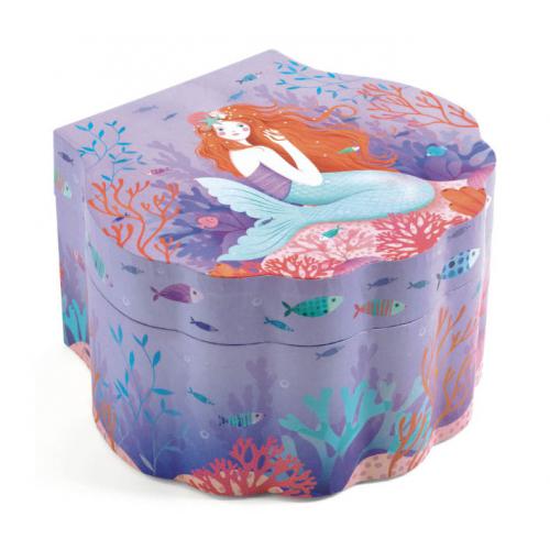 Caixa de música concha sereia