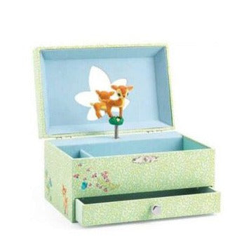 Caixa de música bambi verde