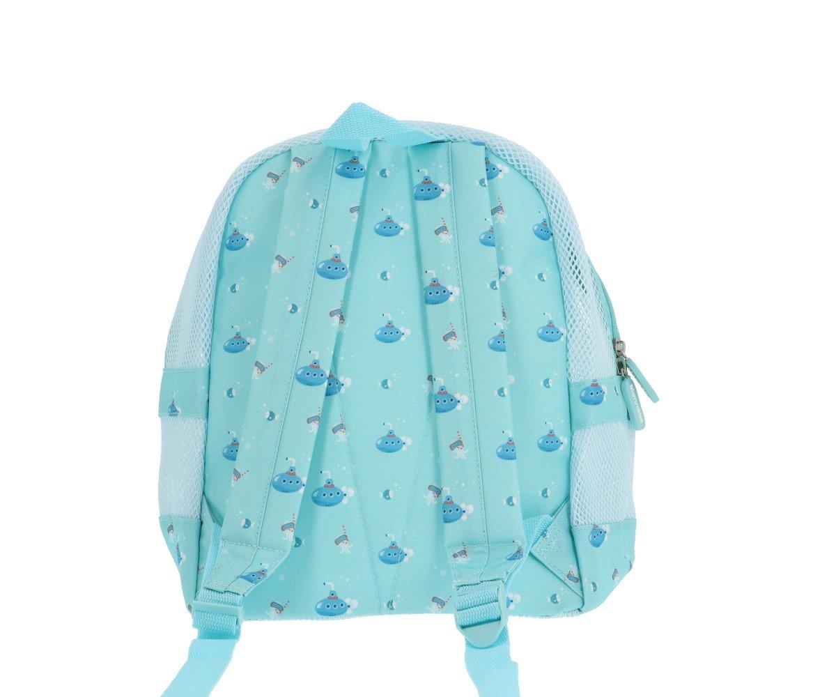 Mochila de rede submarino azul
